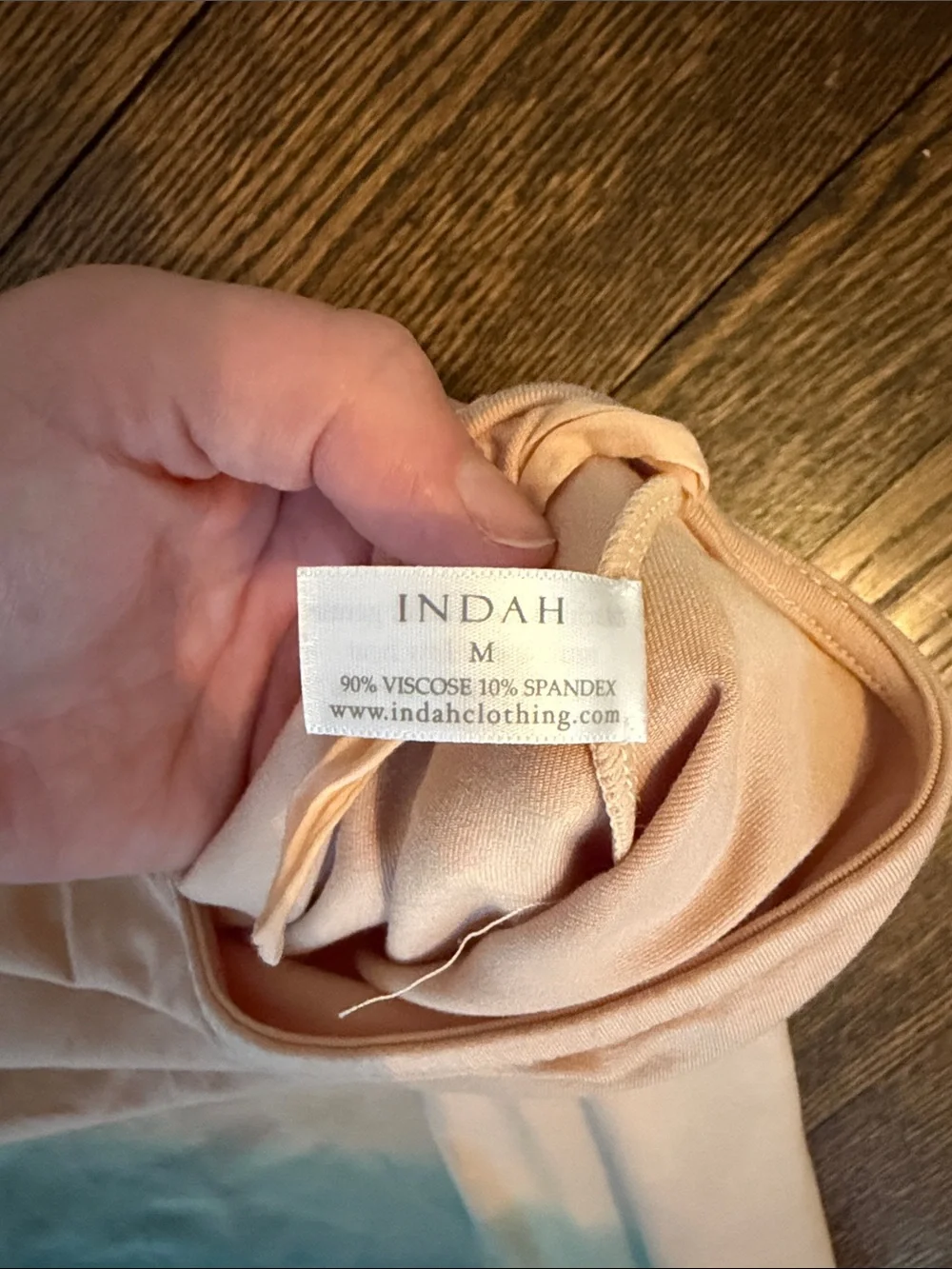 Indah Medium - Women’s Ombre Maxi Skirt in Pink and Blue
